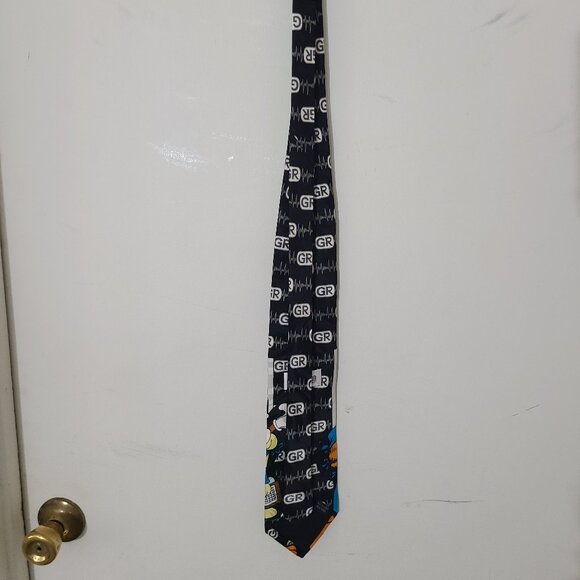 Vintage Paws Addiction Surgeon Doctor Garfield Odie Cat Dog Necktie - Picture 3 of 4